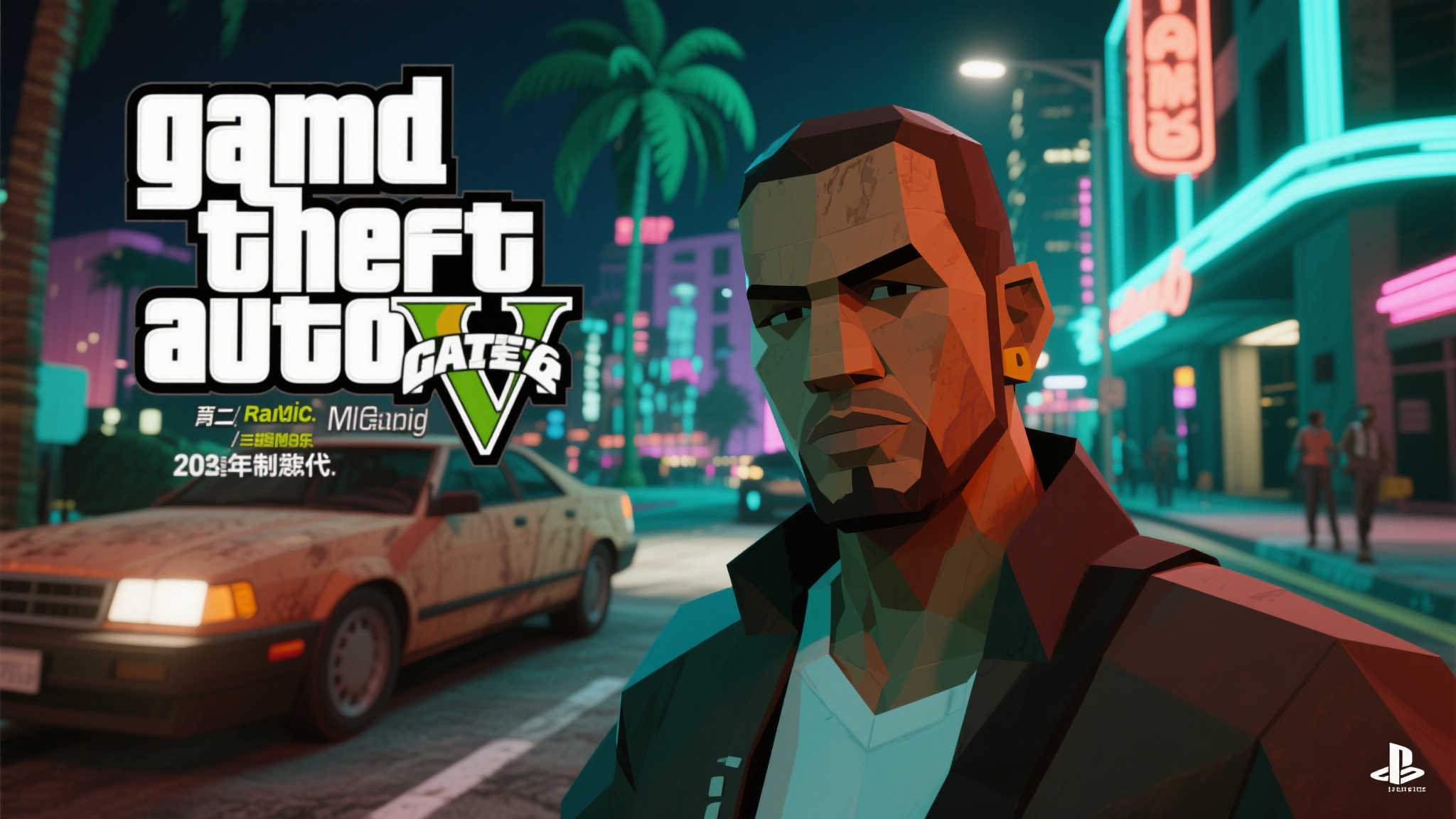 二：自制预告片的创意亮点
这段《GTA